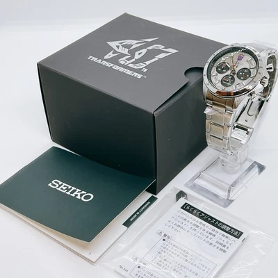 Reloj Seiko Transformers Colaboración Japón Edición Limitada 300 Solo Gris - Imagen 1 de 4