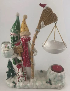 Yankee Candle Hanging Tart Warmer Snowmen with Snow Globe Christmas Winter - Picture 1 of 10