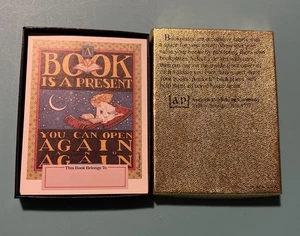 Vintage Antioch Publishing Co Bookplates A Book is A Present. Partial Box (21) - Picture 1 of 5