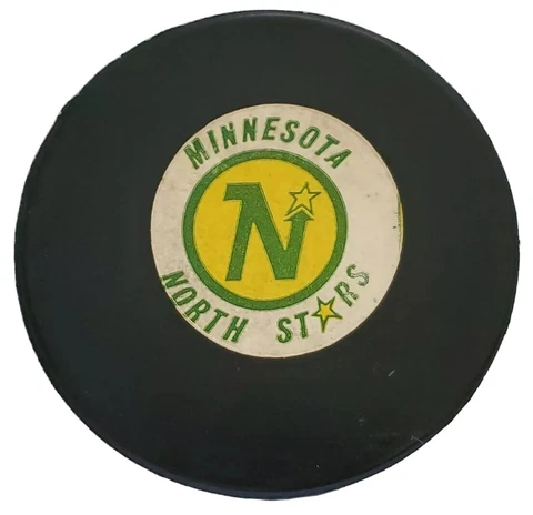 MINNESOTA NORTH STARS APPROVED NHL OFFICIAL GAME PUCK VINTAGE VICEROY MFG. 🇨🇦 Cover