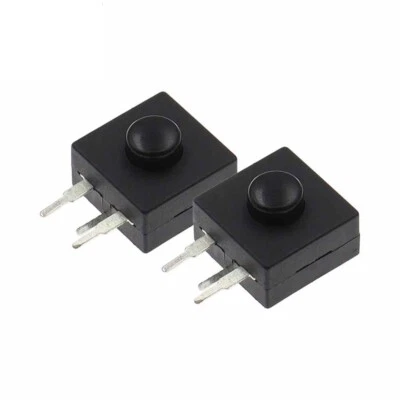 Flashlight Button Lateral Feet Self-Locking NO-OFF-ON 2 Open 1 Close Switch 30V - Image 1 of 4
