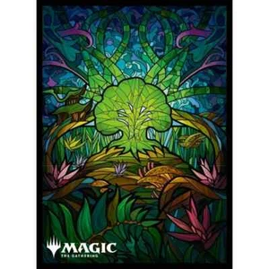 x1 MTG Card Sleeves: Stain Glass Ver. Forest (40 ct. Sleeves/Pack) - Picture 1 of 1
