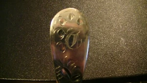 ENGRAVED 05 1905 TOWLE SILVERPLATE BRIGHT CUT SOUP LADLE ANTIQUE SILVERWARE SERV - Picture 1 of 7