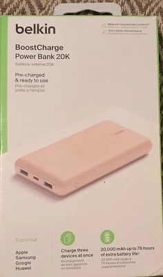 Belkin BPB012btBL 20000 mAh Pink - Image 1 of 2