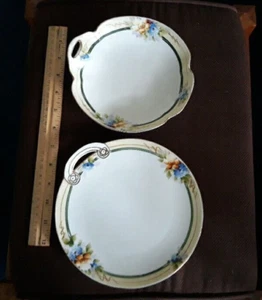 Juego de 2 piezas de cuenco y plato vintage antiguo marca Noritake Japón porcelana mango porcelana - Imagen 1 de 9