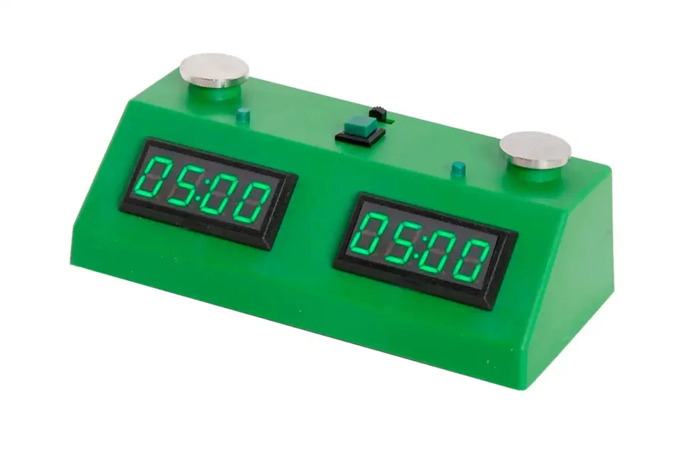 ZMart Fun II Digital Chess Clock - GREEN/GREEN - Image 1 of 3