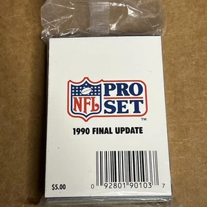 1990 NFL PRO SET FINAL UPDATE COMPLETE SET SEALED & UNOPENED - Picture 1 of 2