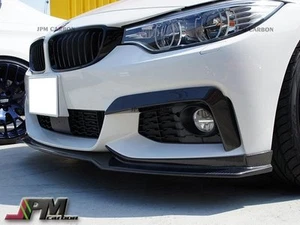 E Style Carbon Fiber Front Bumper Lip For BMW F32 M-Sport 428i 435i 2014-2016 - Picture 1 of 2