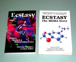 2 Books MDMA PSYCHEDELIC ECSTASY TRANCE DANCE Bruce Eisner Alexander Shulgin MDA - Picture 1 of 5