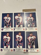 1984-85 Winnipeg Jets Police Safety Tips Uncut Set of 24 MINT - Hawerchuk