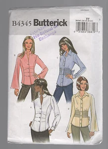 BUTTERICK pattern B4345 blouses TOPS Sz 16 18 20 22 plus uncut FF unused - Picture 1 of 1