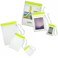 3 Types Clear Transparent Plastic Waterproof Stationery Case Cover Dry Bag Pouch