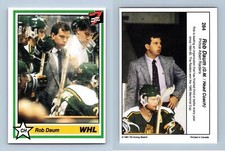 Rob Daum #284 WHL 7th Inning Sketch 1990-91 Hockey Card