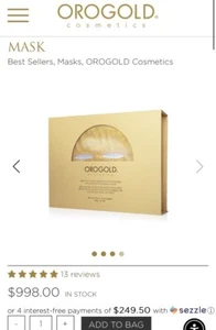 OROGOLD 24K Gold Deep Rejuvenation Masks & Collagen Eye Renewal Masks $998 - Picture 1 of 7