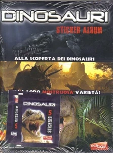 ALLA SCOPERTA DEI DINOSAURI ALBUM CELLOFANATO COMPLETO CON FIGURINE-EDIBAS 2011 - Picture 1 of 1