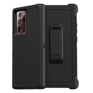 Funda con clip de cinturón para Galaxy Note 20 / Note 20 Ultra / Defender se adapta a Otterbox negra - Imagen 1 de 10