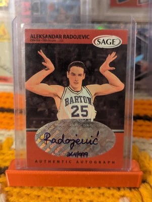 Preowned - 1999 SAGE Autographs #A42 Aleksandar Radojevic Auto/999 - Image 1 of 3