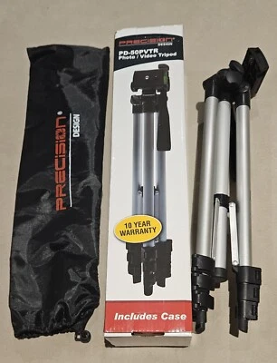 Precision Design 50" PD-50PVTR Travel Camera Tripod - Image 1 of 4