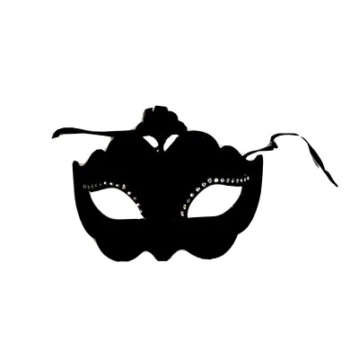 Venetian masquerade ball prom mask Black - Image 1 of 4