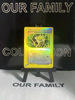 PL (Reverse Holo) Pokemon LIGHTNING CUBE 01 Card AQUAPOLIS 127/147 Trainer MP - Image 1 of 4