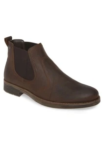 Nordstrom Herren Shop Gavin Wasserdicht Chelsea Stiefel Braun Leder Größe 46 $130 - Bild 1 von 11