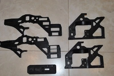 Hirobo RC Helicopter Freya Main Frame upper and lower. Nice! - Image 1 of 4