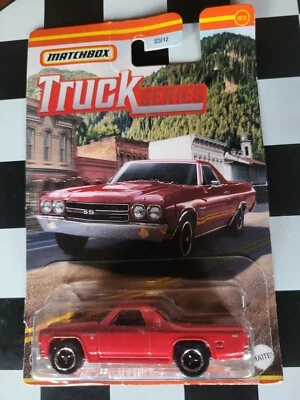 Camión Matchbox Chevy El Camino Serie '70 Rojo Suelto  Foto 1 de 4