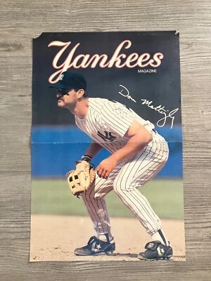 1987 MLB New York Yankees Magazine Poster  Don Mattingly  16.5 x 10.75 - Image 1 of 4