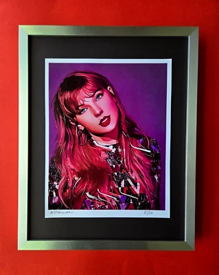 亚历山大·杜拉克手工签名正品印刷品 | 泰勒·斯威夫特有限公司编辑 of 10 COA 认证 — 第 1/3 张图片