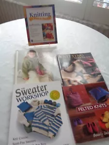 Five Current Knitting Pattern and Directions Books-Top-Down Directions For All - Picture 1 of 6