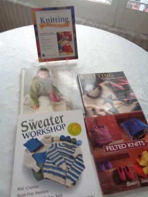 Five Current Knitting Pattern and Directions Books-Top-Down Directions For All - Image 1 of 4