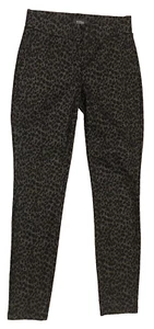 NYDJ Animal Leopard Print Stretch Pullon Pants LiftxTuck Technology Womens Sz 00 - Picture 1 of 8