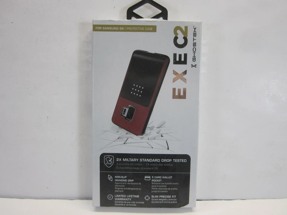 Ghostek EXEC2 Card Holder Wallet Case for Samsung S9 - Brown (Brand New) - Image 1 of 4