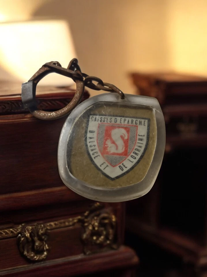Porte-clés vintage publicitaire Caisse d'Épargne Lorraine - Photo 1/1