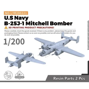 Yao's Studio LYR200221 1/200 Military Model Kit U.S Navy B-25J-1 Mitchell Bomber - Picture 1 of 4