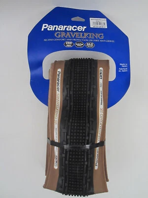Panaracer Gravel King SK Reifen 35/43/50-622 Gravel braun schwarz - Bild 1 von 2