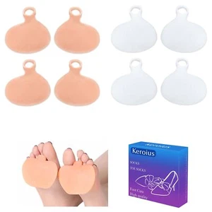Keroius Gel Metatarsal Pads High Heel Forefoot Silicone Ball of Foot Cushion ... - Picture 1 of 6