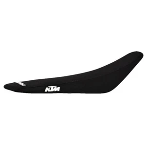 ENJOY SEAT COVER FIT KTM SX / SXF 2019 -2022 EXC 20-23 ALL BLACK RIBBED LOGO - Imagen 1 de 7