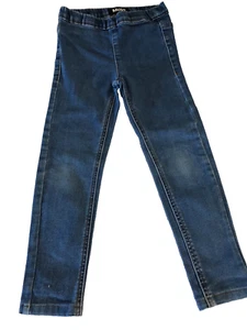 MOLO STRETCH DENIM COTTON BLEND PULLON JEGGINGS LOGO IN BACK SZ. 8YR - Picture 1 of 3