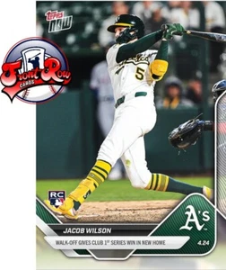 Jacob Wilson 2025 Topps NOW card 104 Walk Off prevendita - Foto 1 di 2