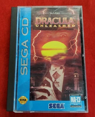 Dracula Unleashed (Sega CD) with Manual + Registration Card + Damaged Case Read - Image 1 of 4