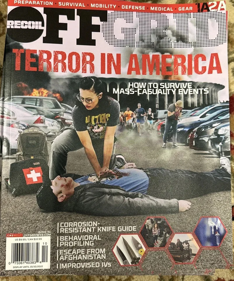 Recoil Off Grid Magazine, Terror in America  Issue 2022  Issue 51 - Image 1 of 1