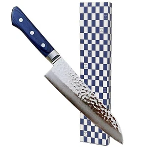 Made in Japan Shogun Japanese VG10 18cm Santoku Chef Damascus Knife Blue - Bild 1 von 8