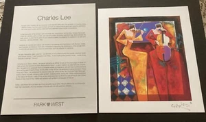Charles Lee Duet Night, 2015 Seriolithograph , 8 3/8 × 7" w/COA - Picture 1 of 2