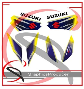Suzuki LTZ250 LTZ 250 Decals Stickers Replica Full Graphics Kit Yellow Model - Picture 1 of 2