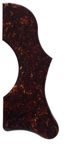 For Gibson J45 & J50 Acoustic Folk Guitar Self Adhensive Pickguard Crystal Brown - Picture 1 of 4