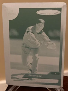 Brandon Backe - 2005 Topps Total Printing Press Plate - 1/1 - Houston Astros - Picture 1 of 2