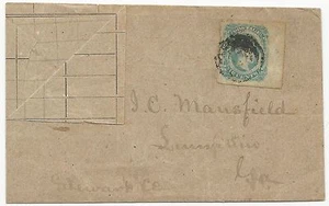 CSA Scott #12 auf Widrigkeiten Cover Geschäftsgutschein Formular ANV Ziel stornieren Sehr guter Zustand - Bild 1 von 2