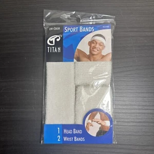 Headband & Wristbands Set - Brand New Titan Sports - Picture 1 of 9