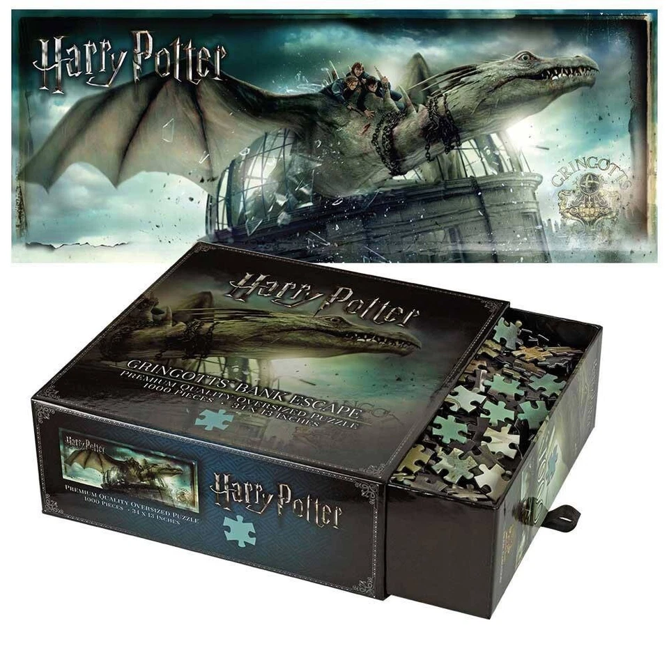 Harry Potter. Jigsaw Puzzle Gringotts Bank Escape Noble collection - Immagine 1 di 1
